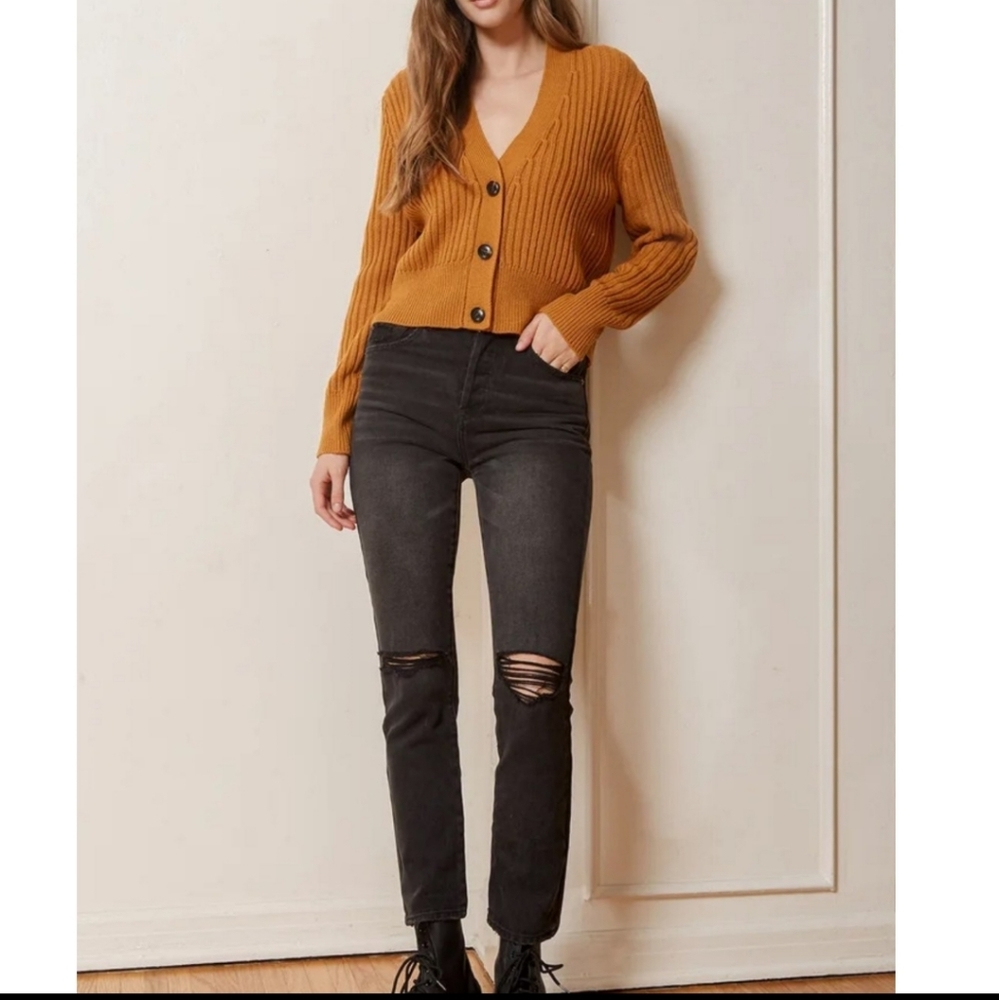 LULU'S Ribbed Cardigan - Picture 2 of 5